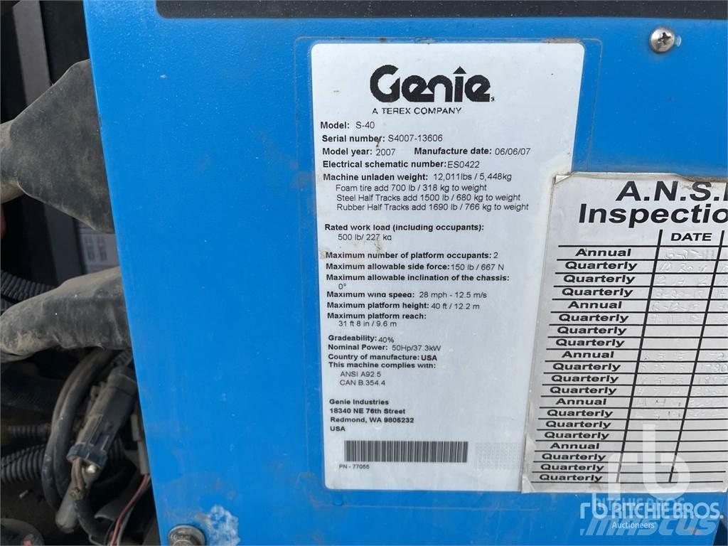 Genie S40 Strēles pacēlāji