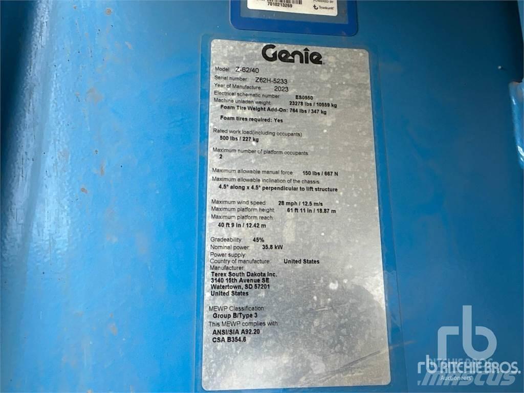 Genie Z62-40 Strēles pacēlāji