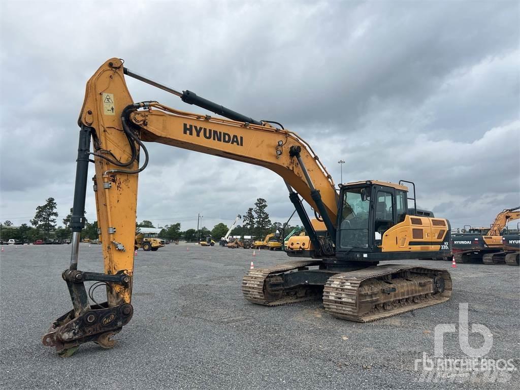 Hyundai HX330L Kāpurķēžu ekskavatori