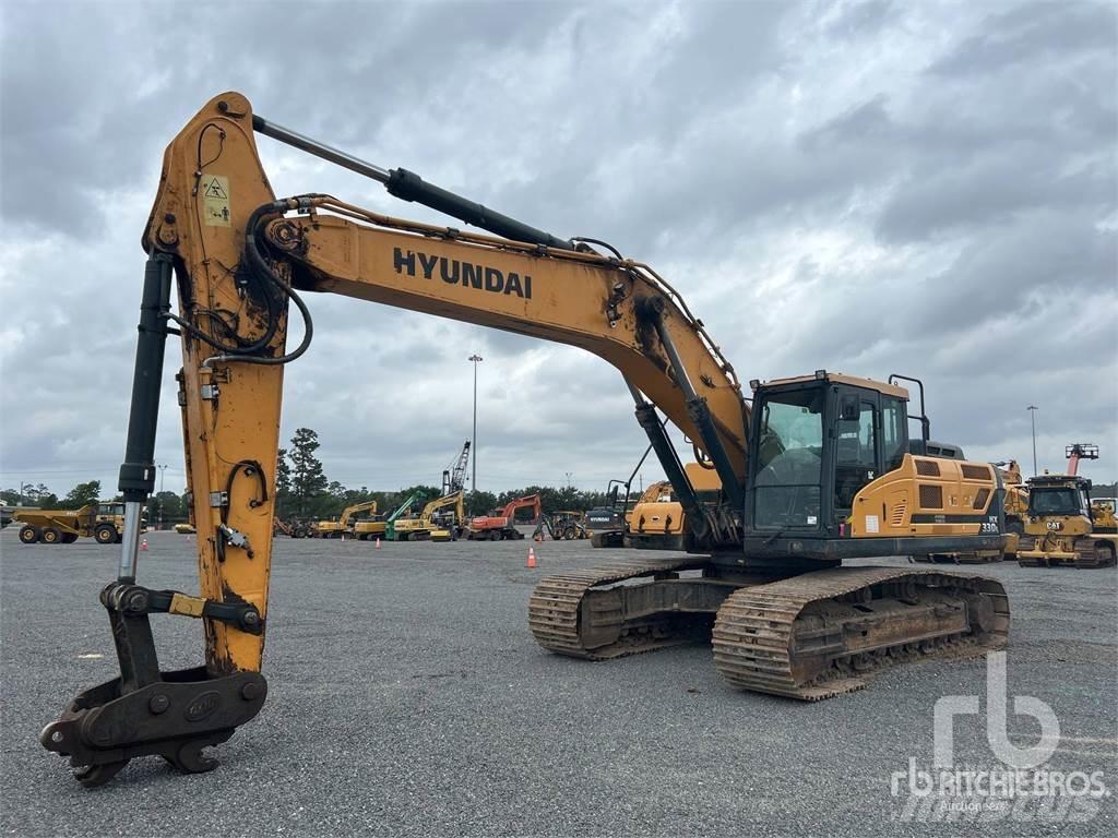 Hyundai HX330L Kāpurķēžu ekskavatori