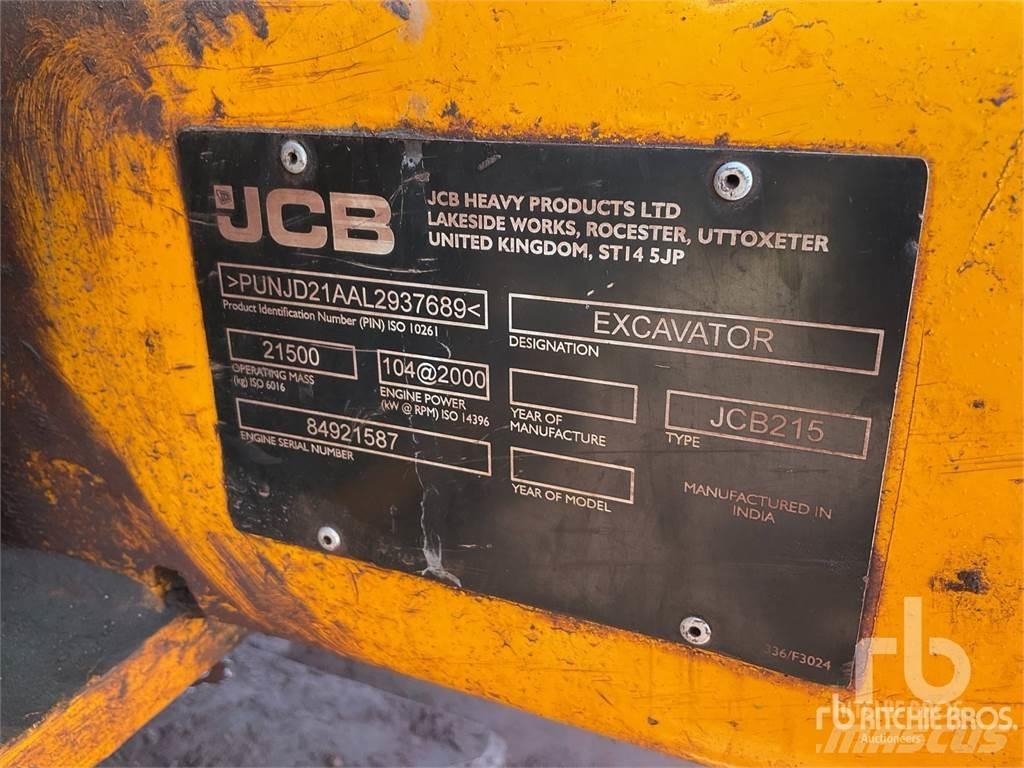 JCB 215LC Kāpurķēžu ekskavatori
