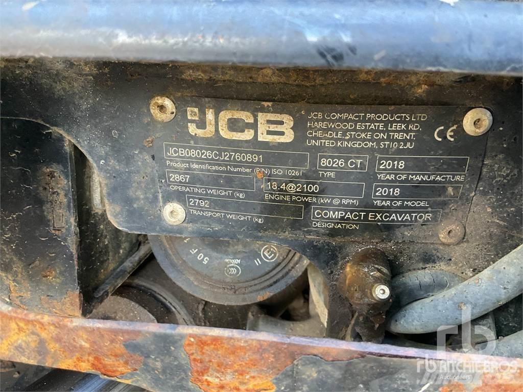 JCB 8026CT Kāpurķēžu ekskavatori