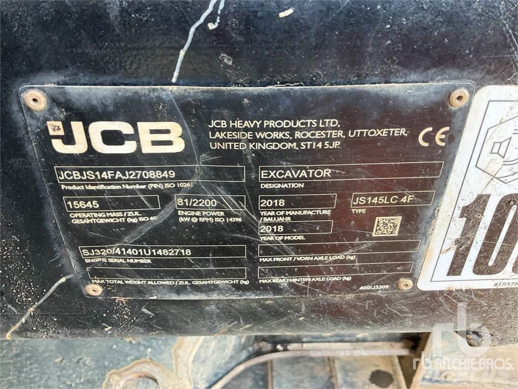 JCB JS145LC 4F Kāpurķēžu ekskavatori