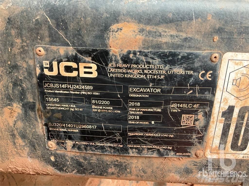 JCB JS145LC 4F Kāpurķēžu ekskavatori