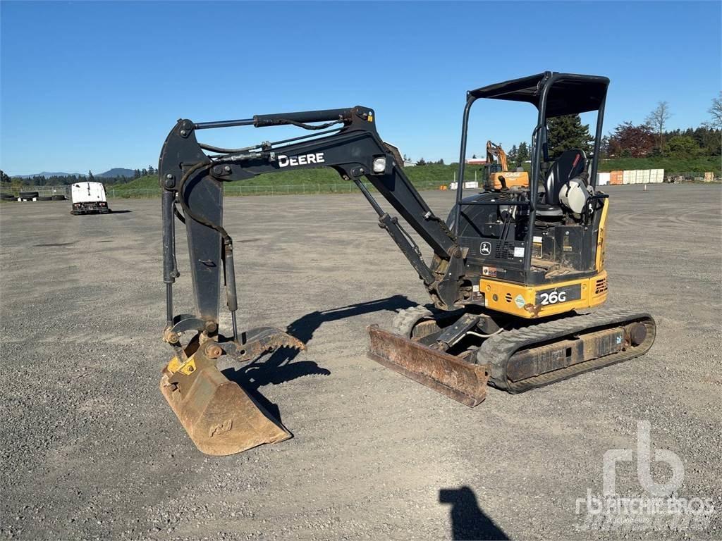 John Deere 26G Mini ekskavatori < 7 t