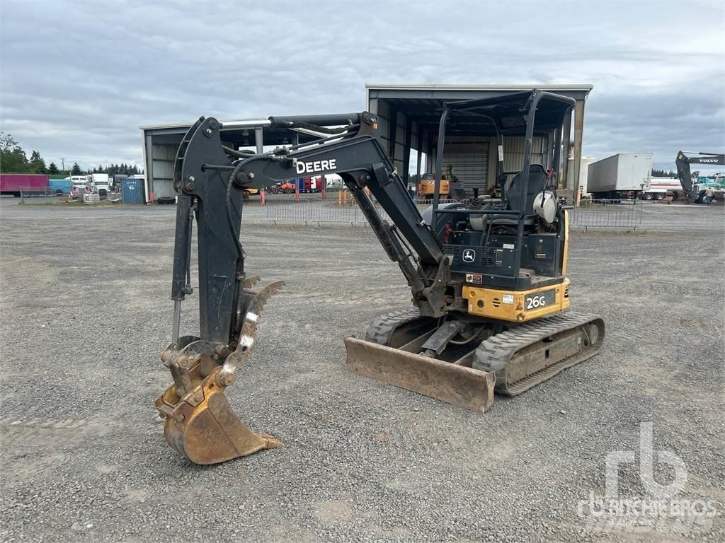 John Deere 26G Mini ekskavatori < 7 t