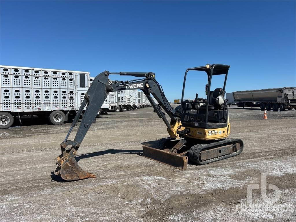 John Deere 27D Mini ekskavatori < 7 t