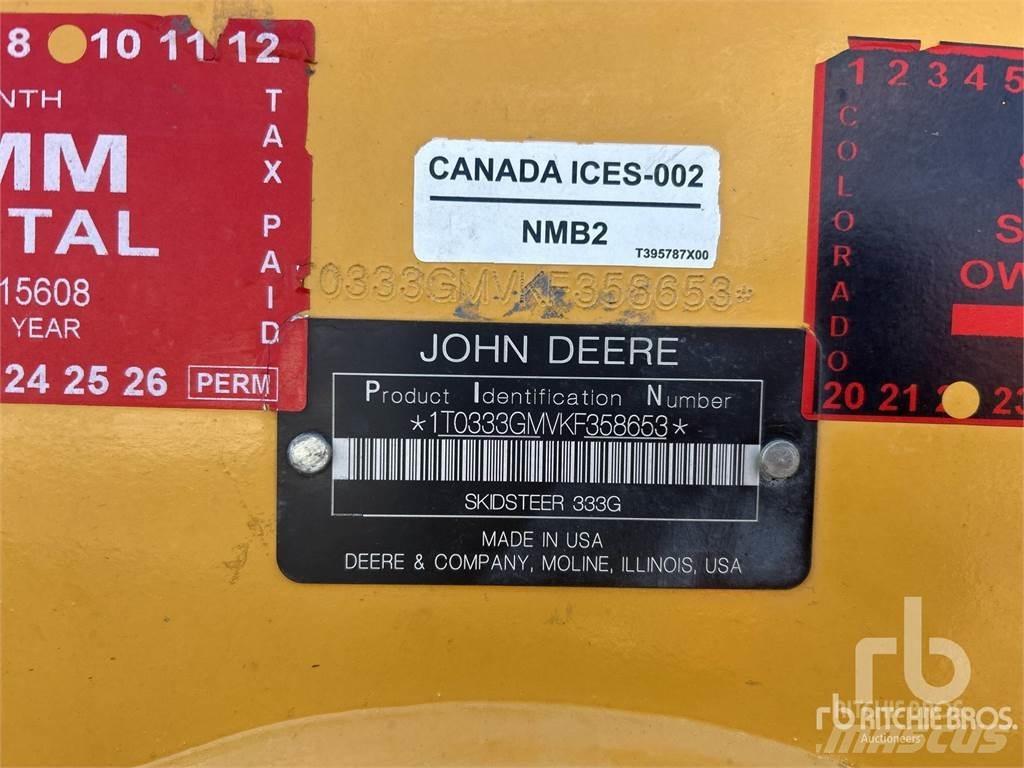 John Deere 333G Lietoti riteņu kompaktiekrāvēji