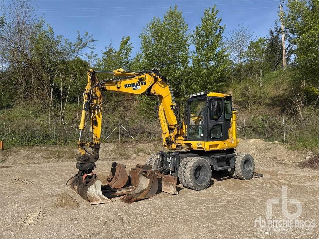 Komatsu PW118MR Ekskavatori uz riteņiem