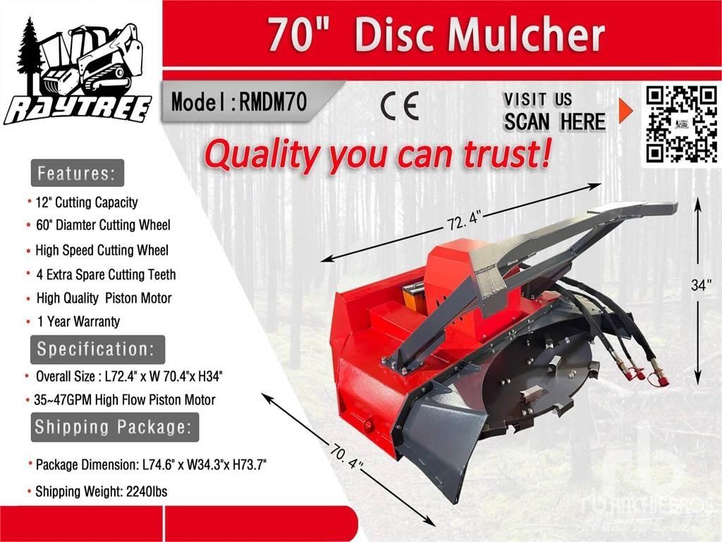  RAYTREE RMDM70 Mežizstrādes mulčeri