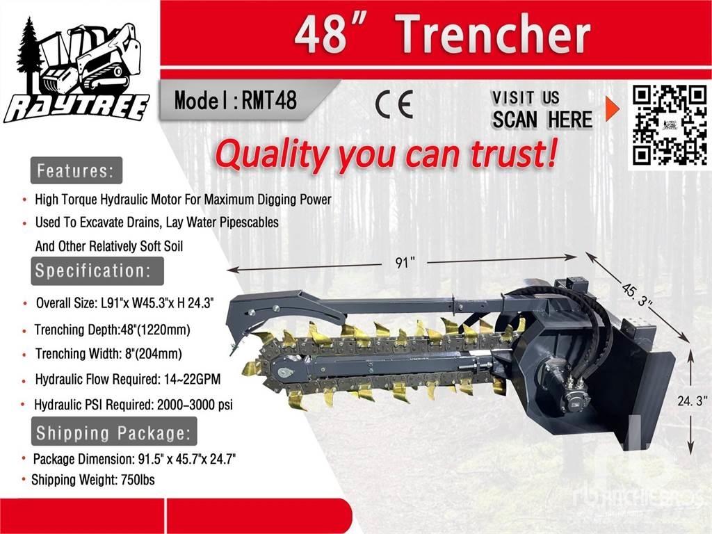  RAYTREE RMT48 Tranšeju racēji