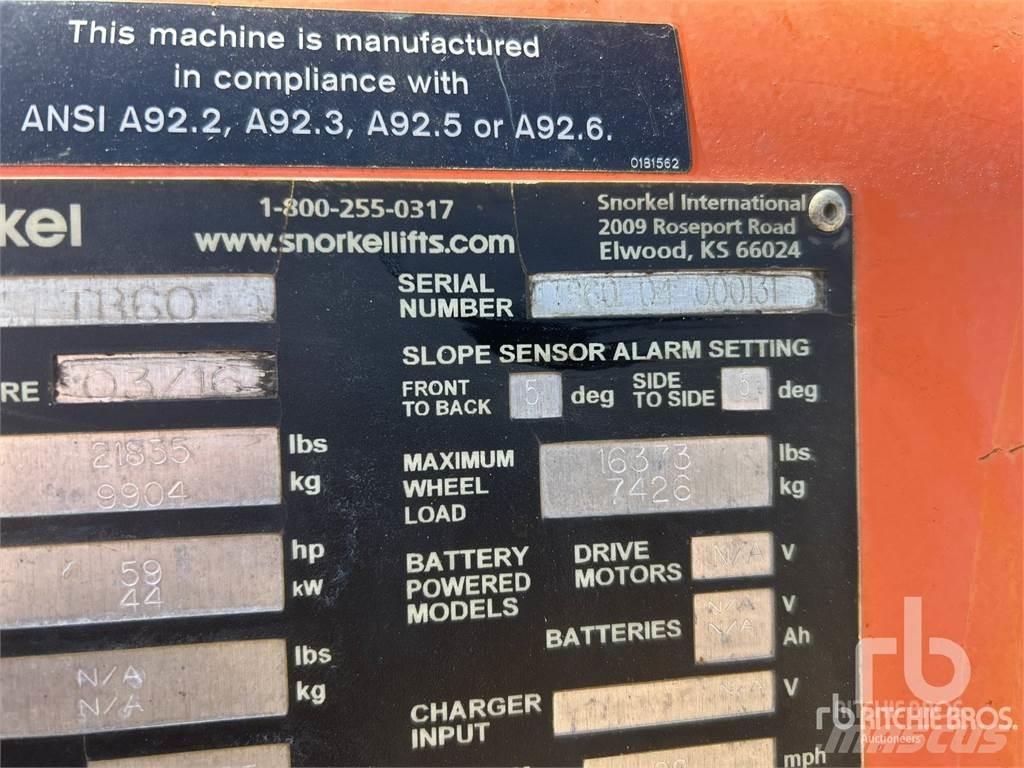 Snorkel ATB60 Strēles pacēlāji