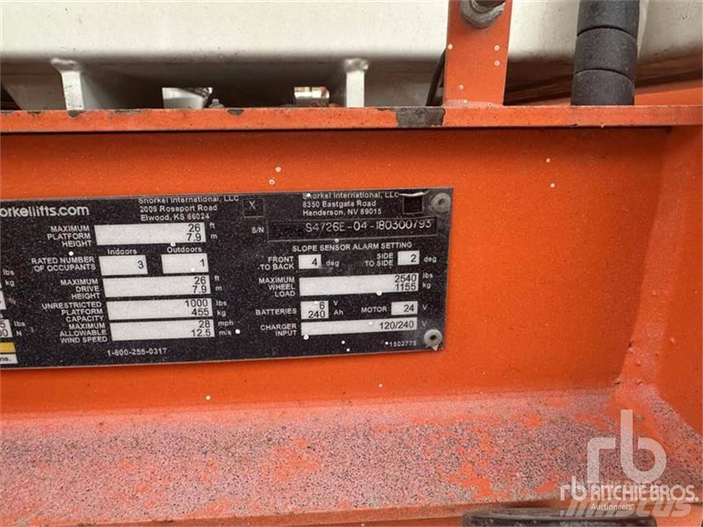 Snorkel S4726E Šķerveida pacēlāji