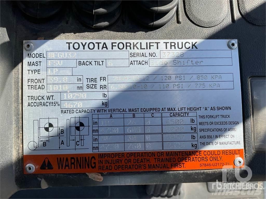 Toyota 8FGU32 Tehnika ar dīzeļa dzinēju