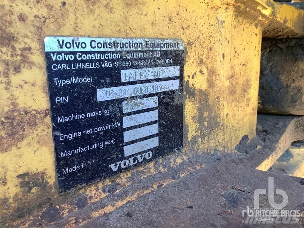 Volvo A40G Artikulētie pašizgāzēji