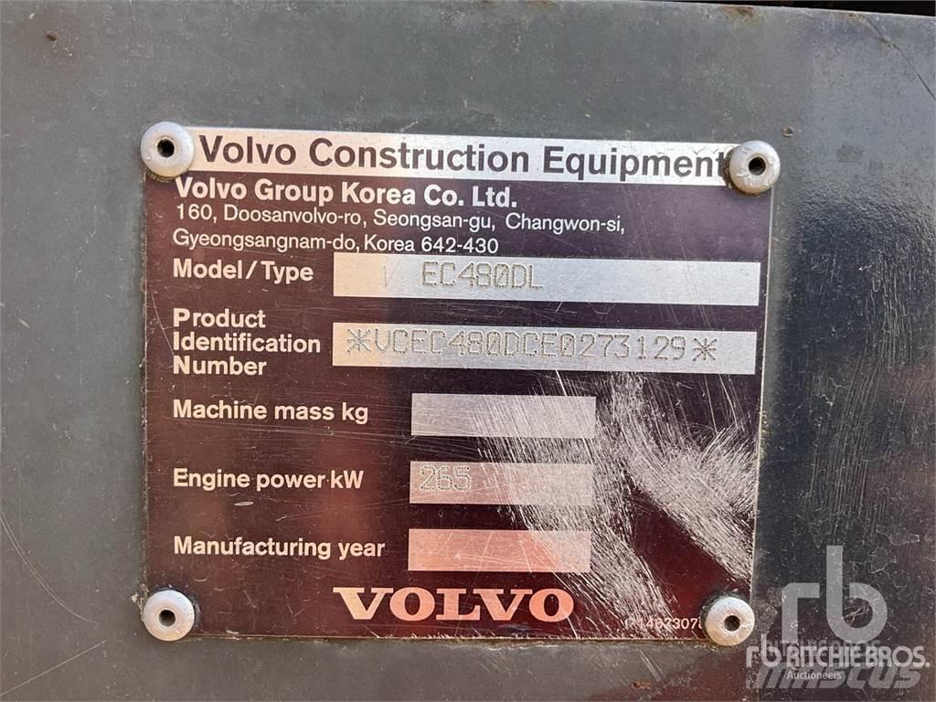 Volvo EC480DL Kāpurķēžu ekskavatori