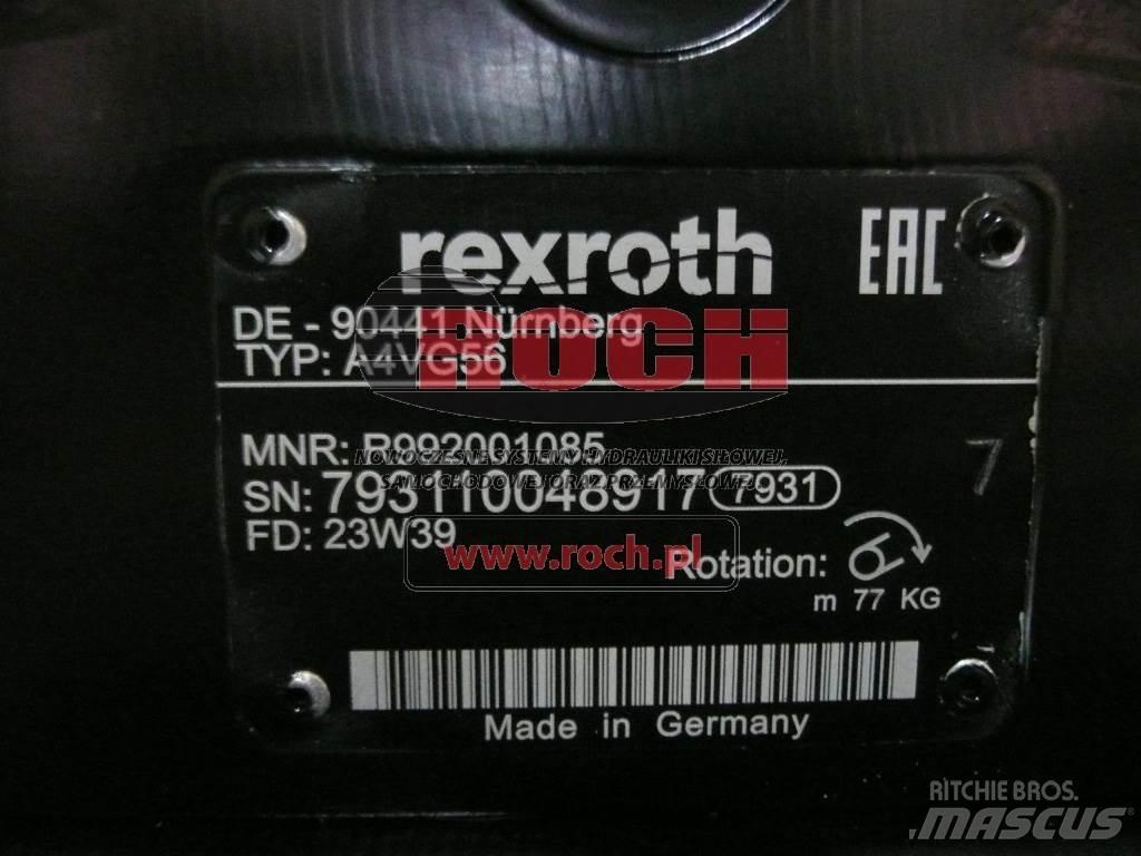 Rexroth A4VG56 CAT 196-8429 Hidraulika