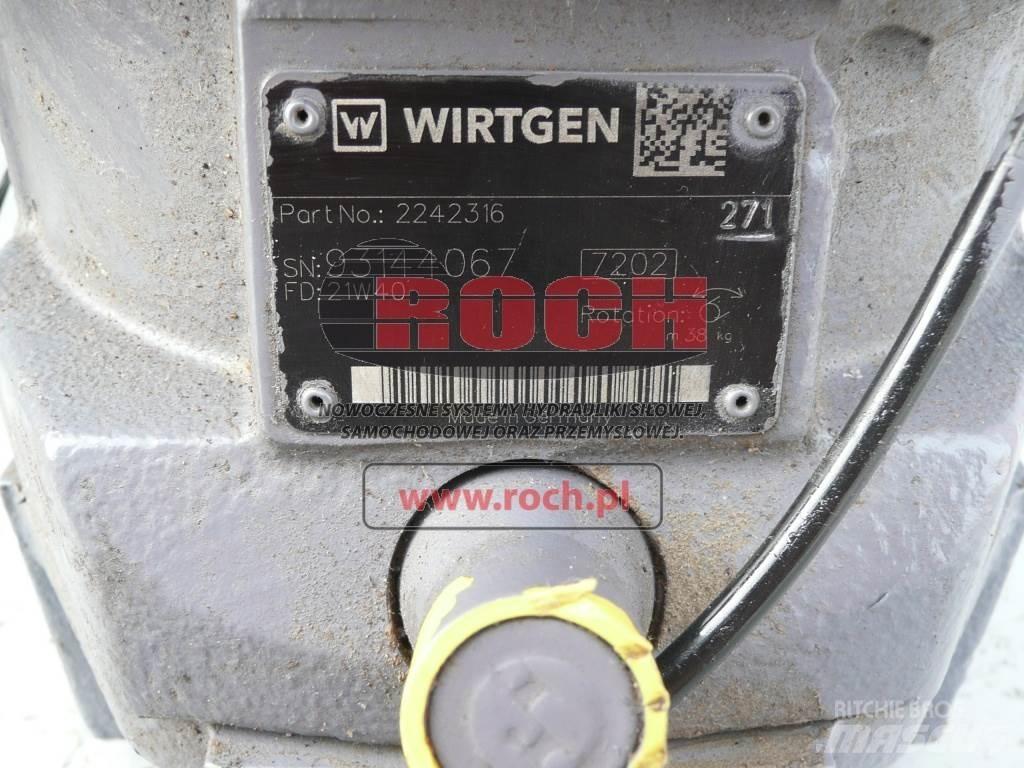 Wirtgen 2242316 Dzinēji