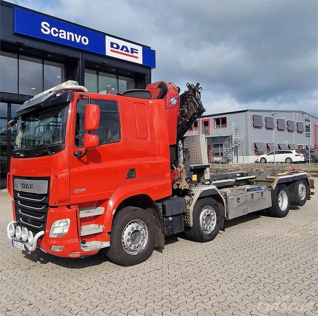 DAF CF 480 FAX Kabeļu pacēlājs nomontējamām kravas mašīnām