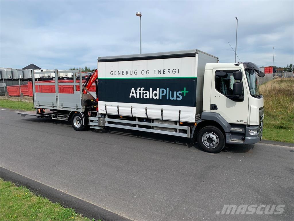 DAF LF210 4x2 FA Smagās mašīnas ar celtni