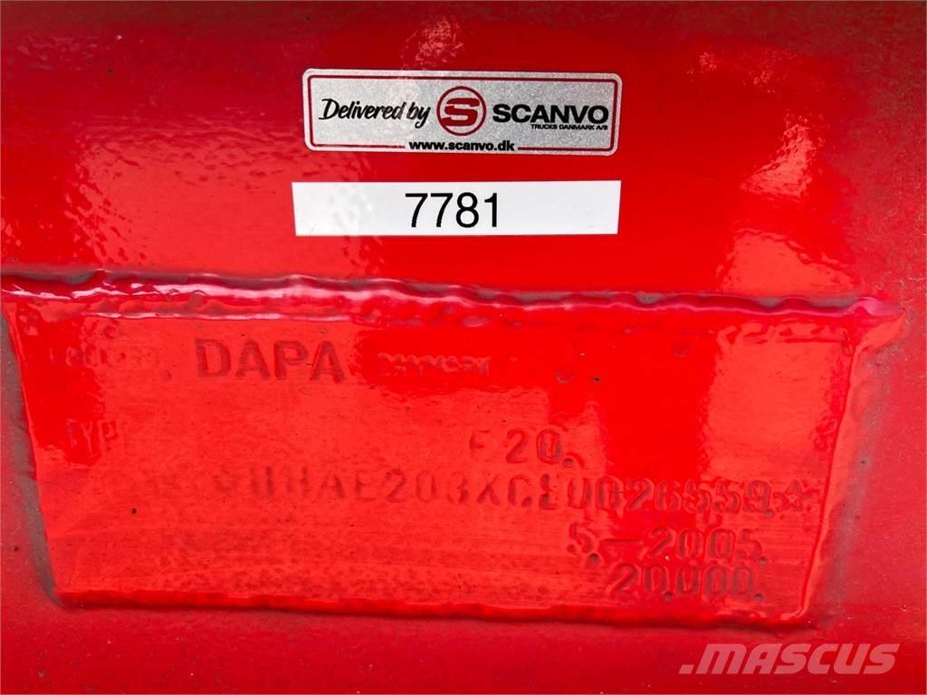 Dapa 20 ton wirehejs Nomontējamie treileri