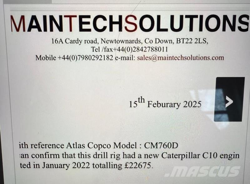 Atlas Copco CM-760D Būvniecība- Citi