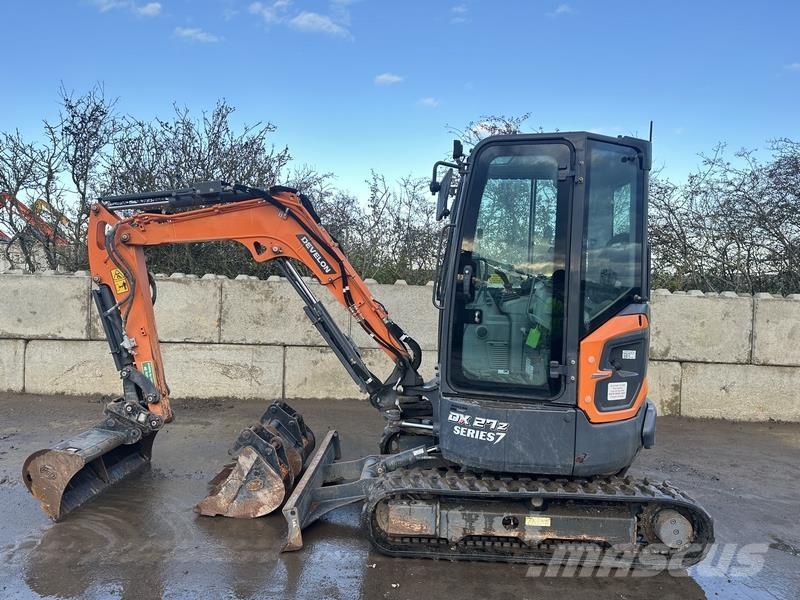 Doosan DX27 Kāpurķēžu ekskavatori