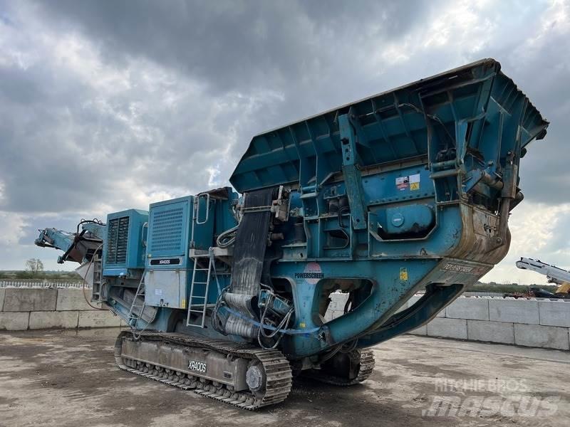 Powerscreen XR400S Drupinātāji