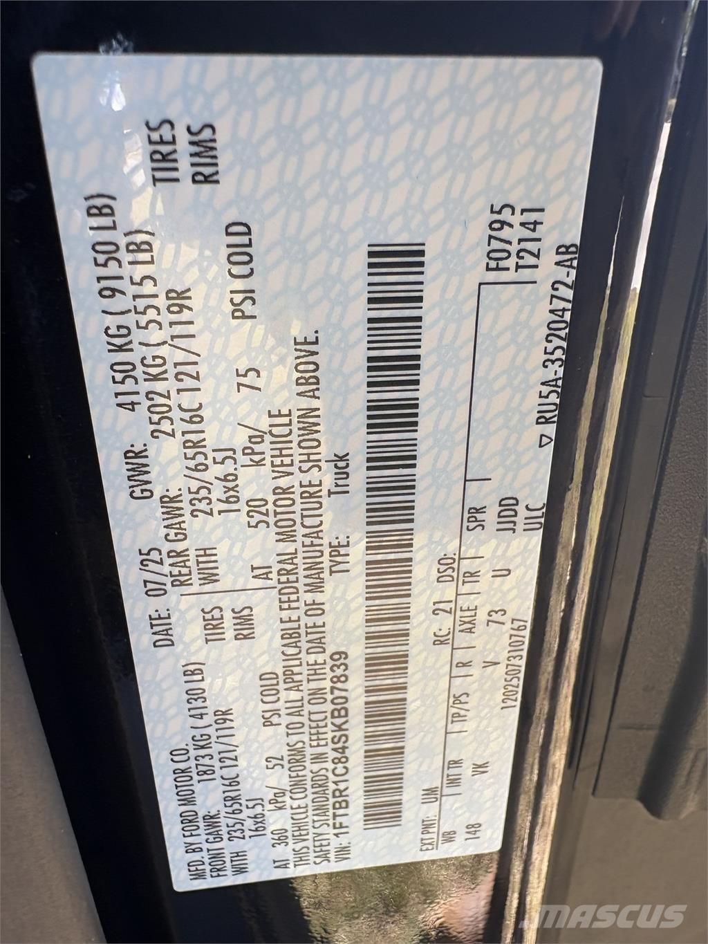 FRD 250 TRANS Furgons