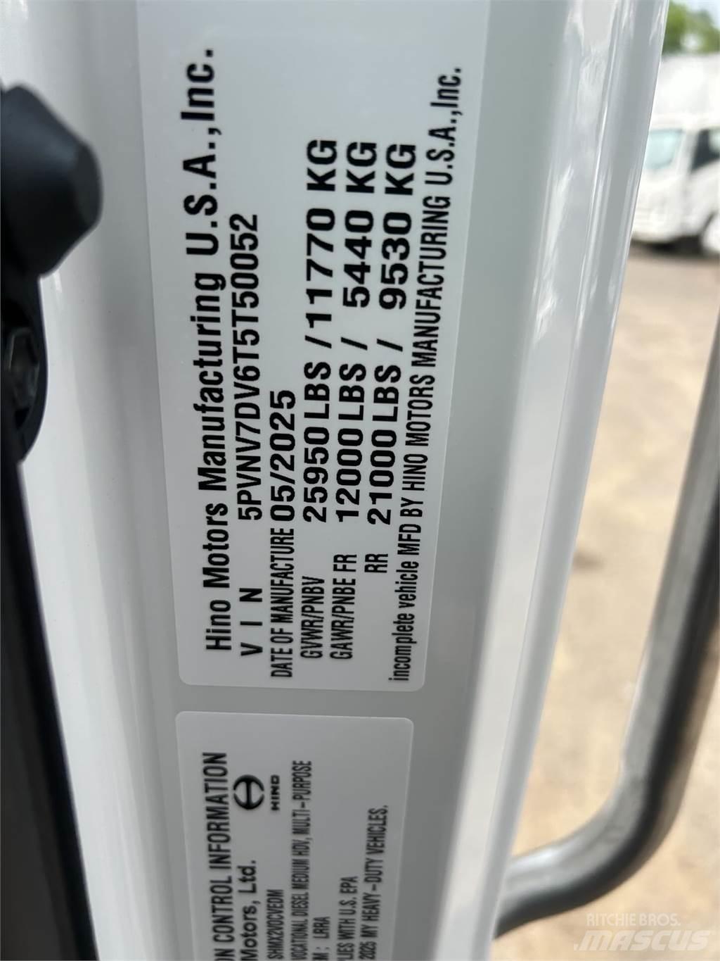 Hino L7 Šasija ar kabīni