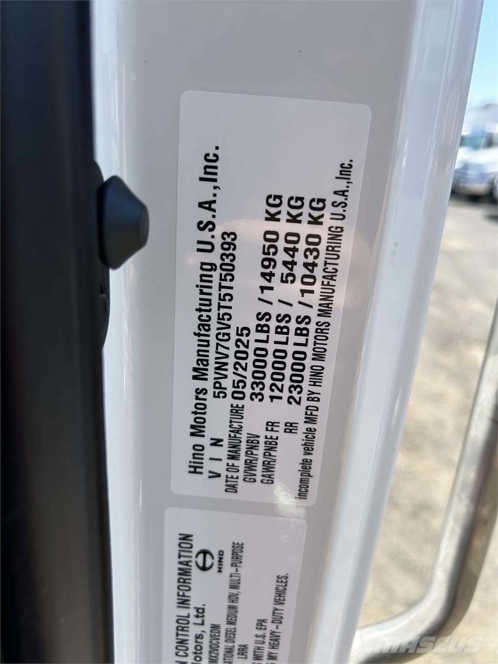 Hino L7 Šasija ar kabīni