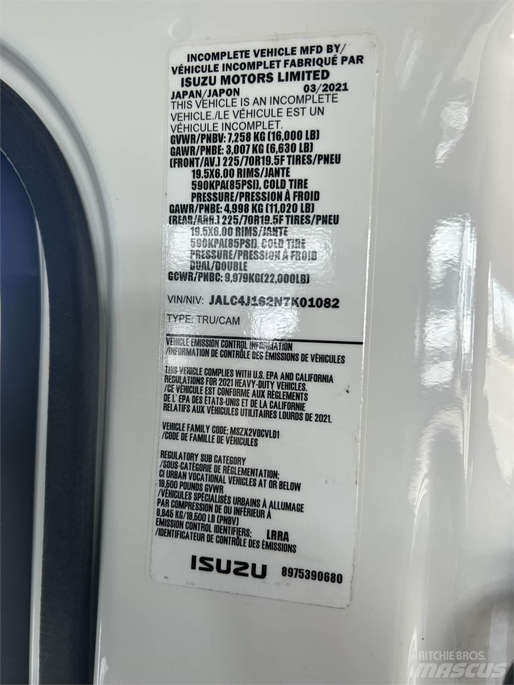 Isuzu NPR XD DC Furgons