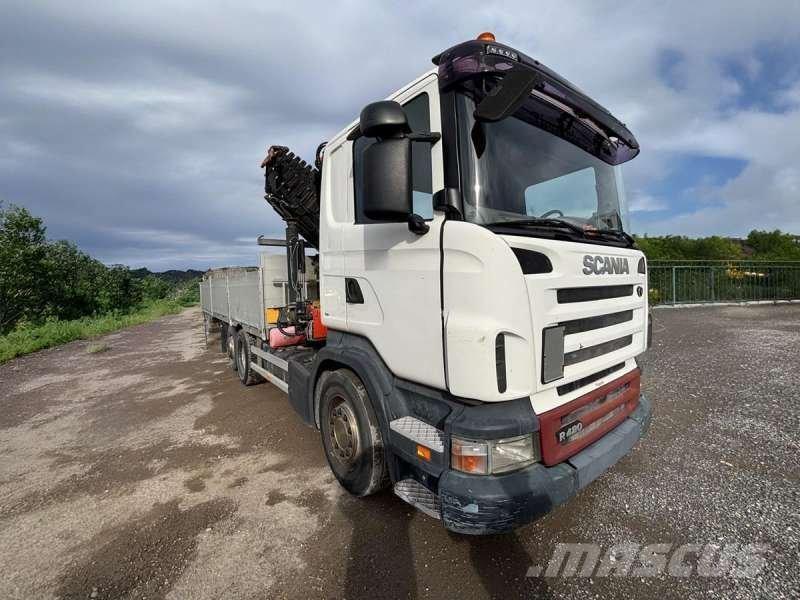 Scania R420 Platformas/izkraušana no sāniem