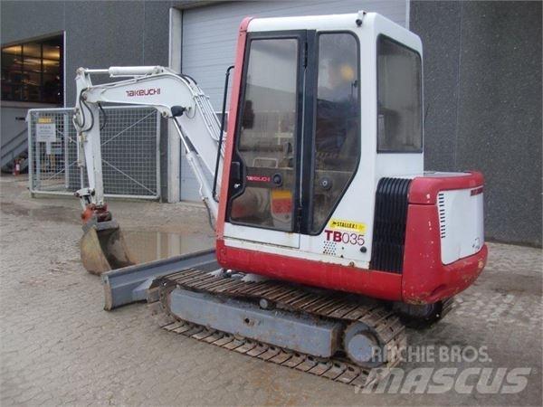 Takeuchi TB035 Mini ekskavatori < 7 t