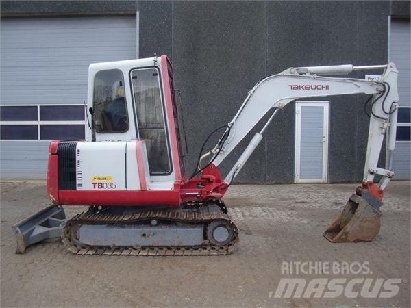 Takeuchi TB035 Mini ekskavatori < 7 t