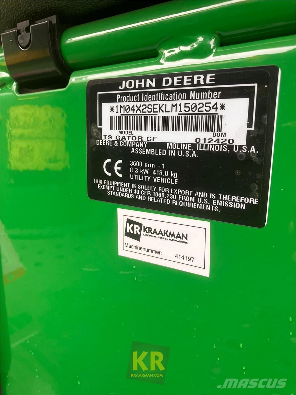 John Deere TS 4X2 Visurgājēji