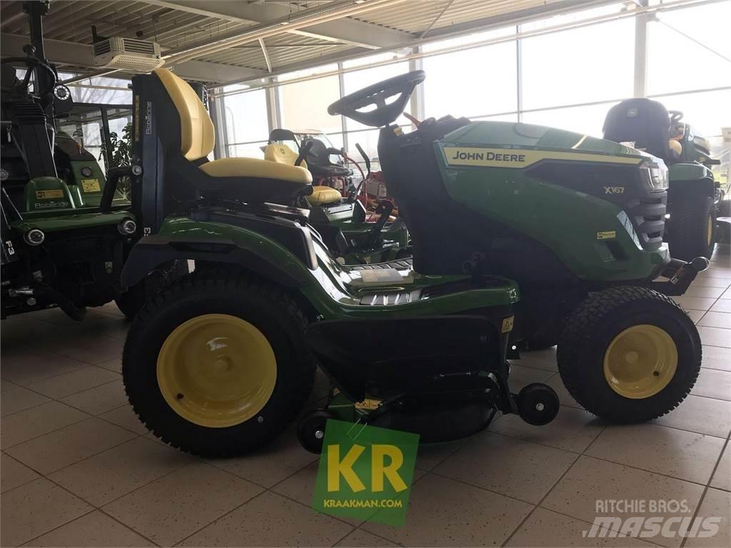 John Deere X167 Mauriņa traktors