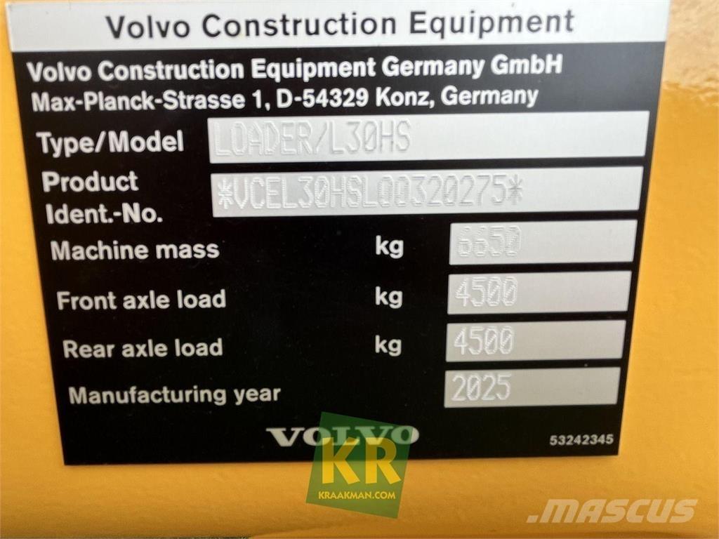 Volvo L30HS Iekrāvēji uz riteņiem