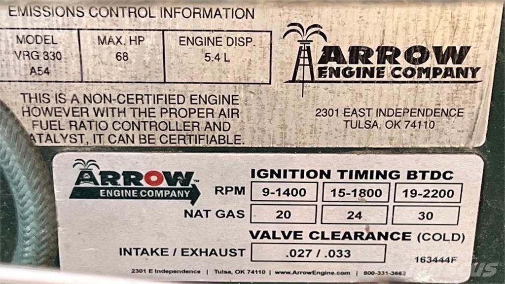 Arrow VRG330 Dzinēji