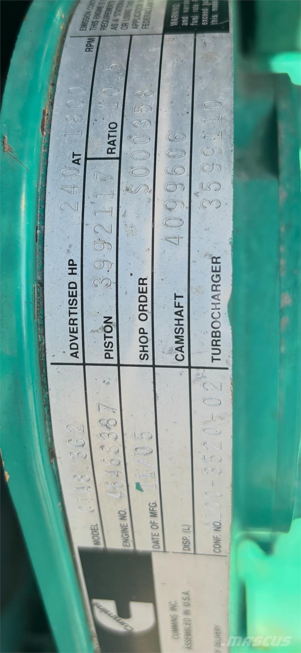 Cummins GTA8.3 Dzinēji