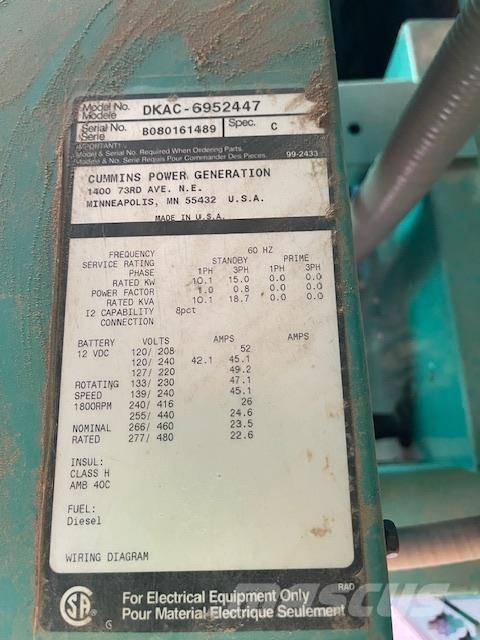 Onan 15kW Dīzeļģeneratori