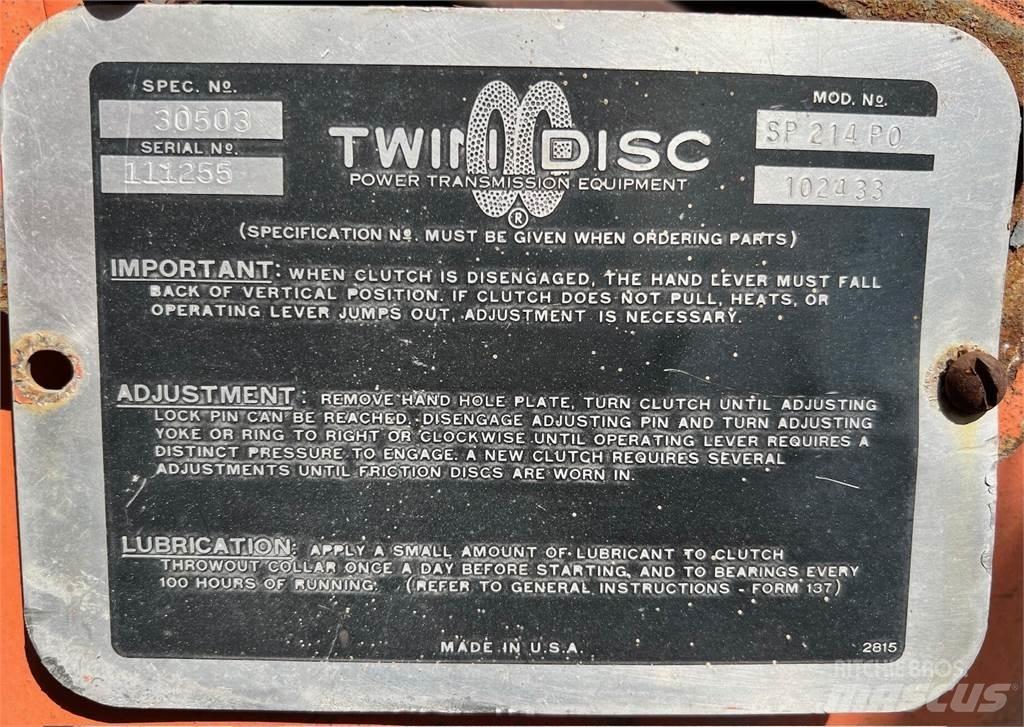  Twin Disc PTO Dzinēji