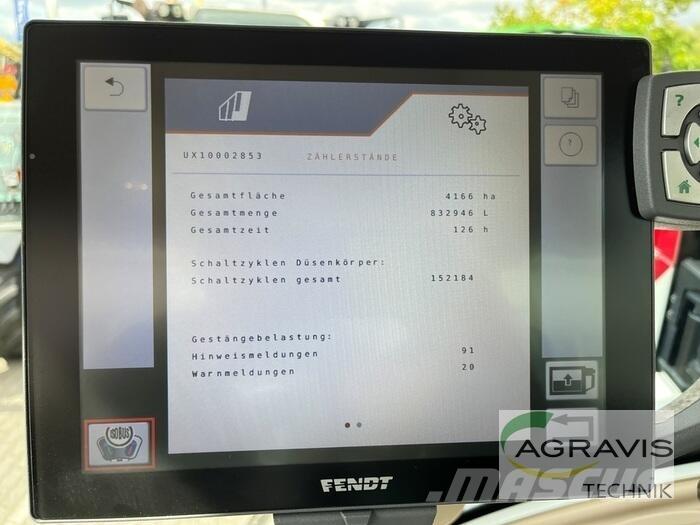 Amazone UX 8601 SUPER Piekabināmie smidzinātāji(miglotāji)