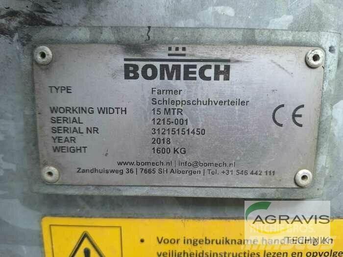 Bomech FARMER 15 Cita mēslošanas tehnika