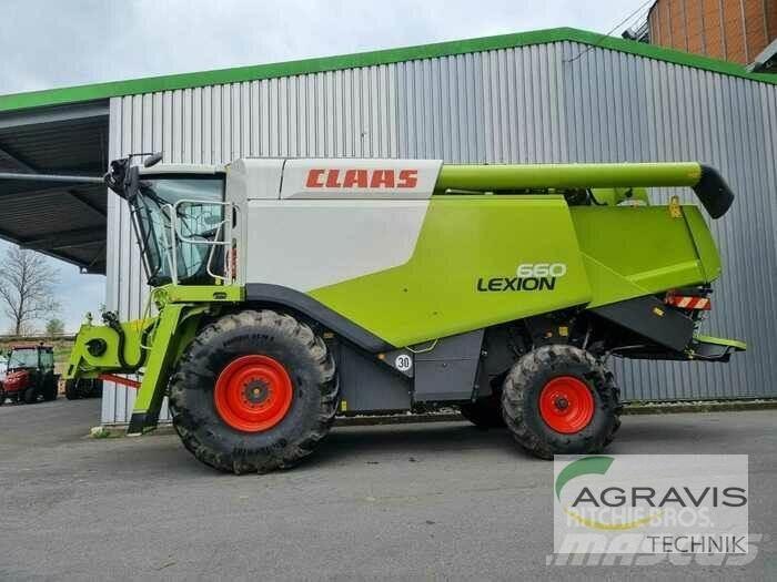 CLAAS LEXION 660 Ražas novākšanas kombaini