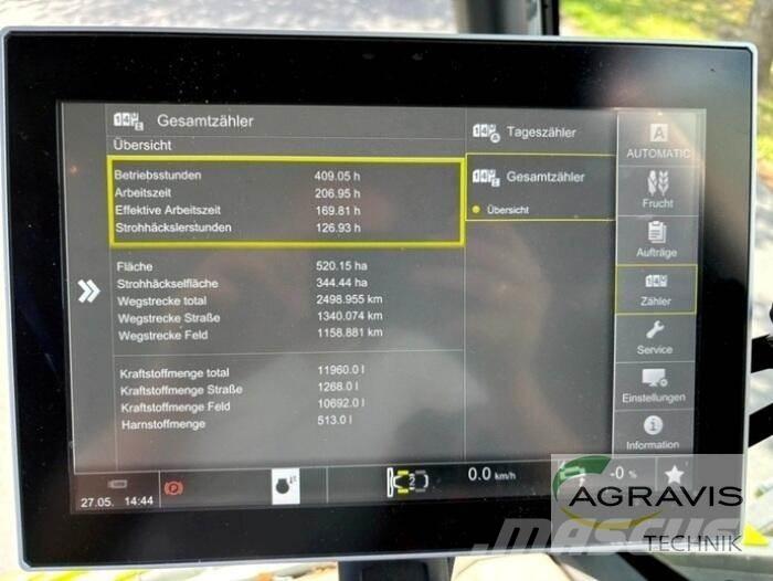 CLAAS LEXION 6700 Ražas novākšanas kombaini