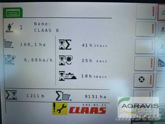CLAAS LINER 4000 Grābekļi un siena ārdītāji