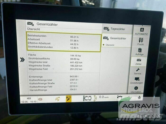 CLAAS TRION 650 Ražas novākšanas kombaini