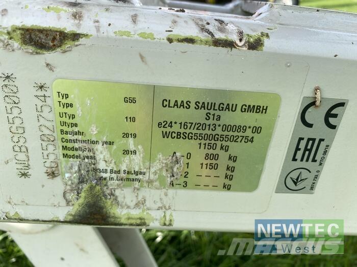 CLAAS VOLTO 1100 T Grābekļi un siena ārdītāji