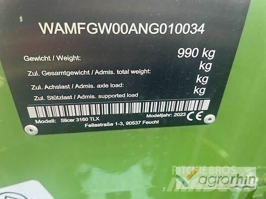 Fendt 3160TLX Pļaujmašīnas